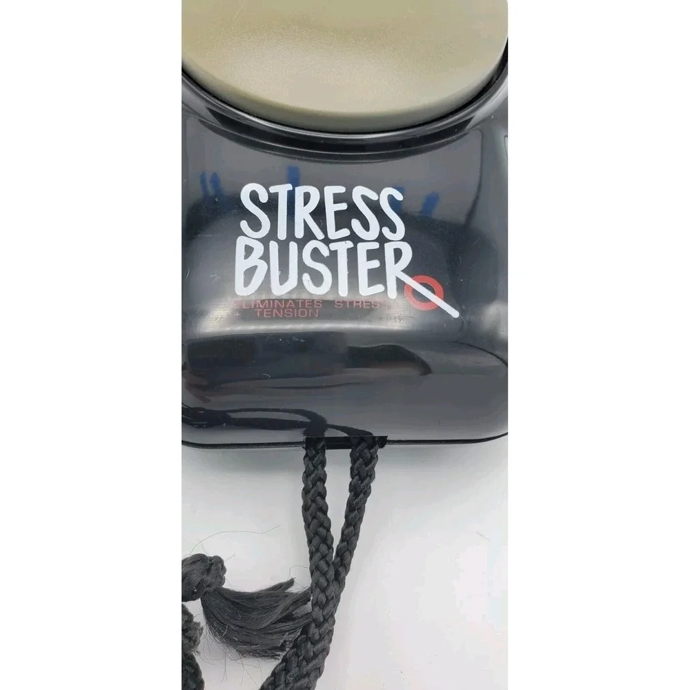 VTG Stress Buster Massage Vibrator Handheld Battery Big Button Back Chair Tested